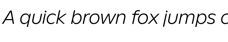 Preview of Neuwelt ExtraLight Italic