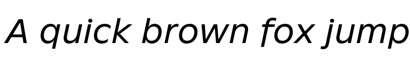 Preview of Neuwelt Text Italic