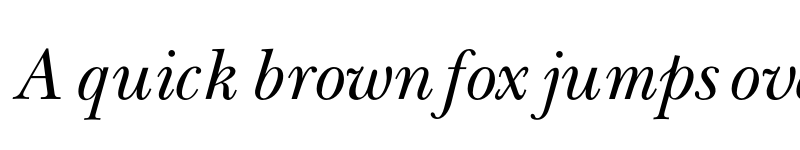 Preview of New Baskerville Italic