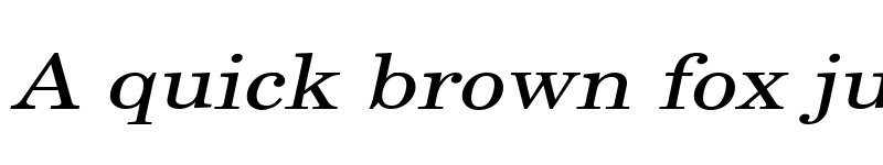 Preview of New Boston Wide Italic