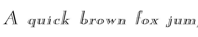 Preview of New Eng. Engr. Wide Italic