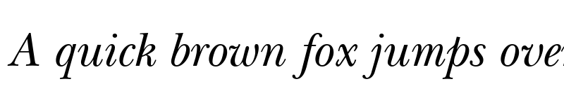 Preview of NewBaskerville SC Italic