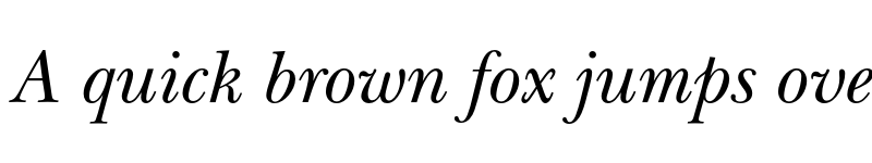 Preview of NewBaskervilleEF Italic