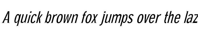 Preview of NewGlobalLight Italic