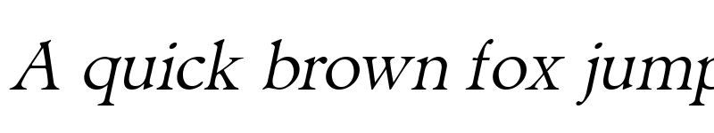 Preview of NewHampshireLight Italic