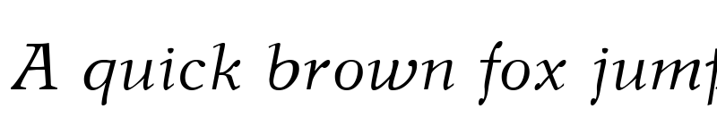 Preview of NewJournalC Italic