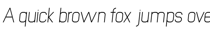 Preview of NewMedia Regular Italic