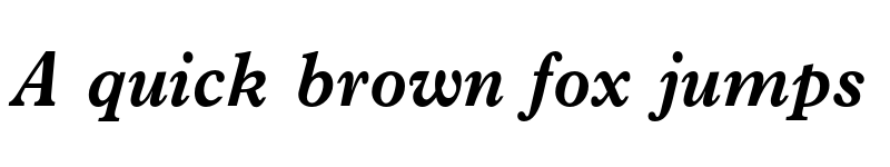 Preview of News Plantin Bold Italic