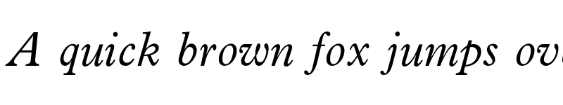 Preview of News Plantin Italic