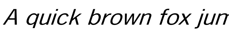 Preview of NewsGothic Wd Italic Italic