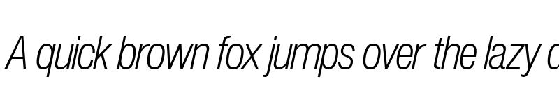 Preview of Nimbus Sans Becker PLigCon Italic