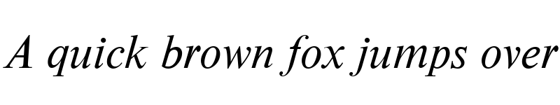 Preview of NimbusRomDUN Italic