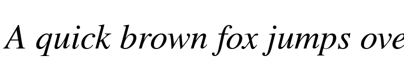 Preview of NimbusRomNo9L Italic