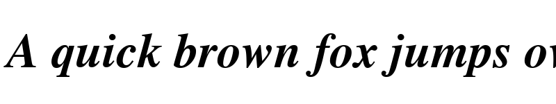 Preview of NimbusRomNo9LUN Bold Italic