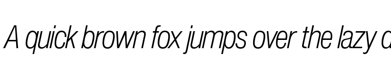 Preview of NimbusSanPEELigCon Italic