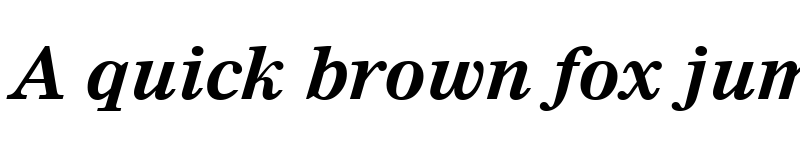 Preview of Nimrod Bold Italic