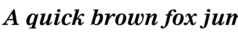 Preview of Nimrod MT Std Bold Italic