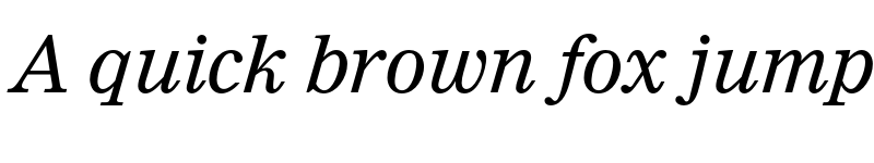 Preview of Nimrod MT Std Italic