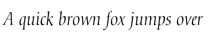 Preview of Nofret Light Italic