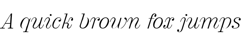 Preview of NormanBecker-ExtraLight Italic