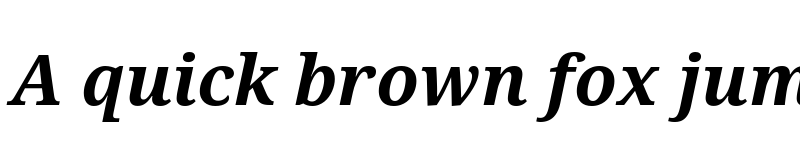 Preview of Noto Serif Bold Italic