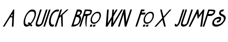 Preview of Nouveau Italic