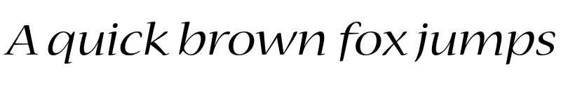 Preview of Nueva Std Extended Italic