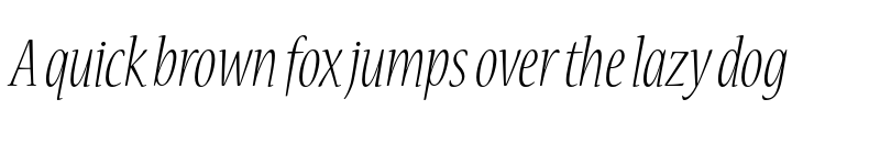 Preview of Nueva Std Light Condensed Italic