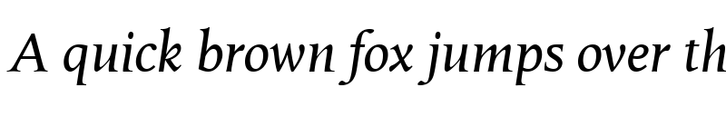 Preview of OctavianMT RomanItalic