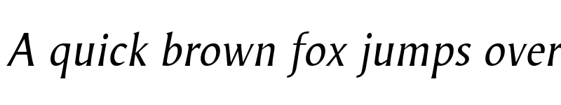 Preview of Odense Italic