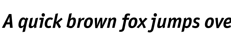 Preview of OfficinaSanITCBoo Bold Italic