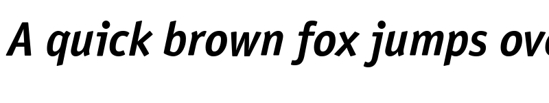 Preview of OfficinaSansBoldC Italic