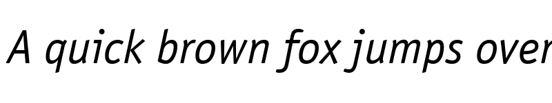 Preview of OfficinaSansCTT Italic