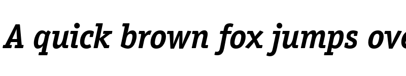 Preview of OfficinaSerifEF Bold Italic