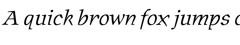 Preview of Oldrichium ITC Std Light Italic