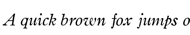 Preview of Oldstyle Italic HPLHS