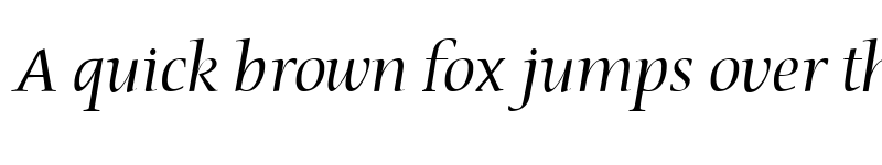 Preview of Oldstyle Italic
