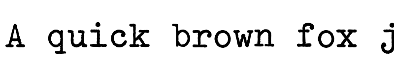 Preview of OldTypewriterEF Ex Bold