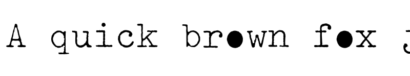 Preview of OldTypewriterEF Light Regular