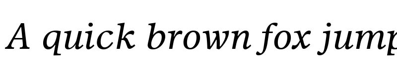 Preview of Olympian LT Italic