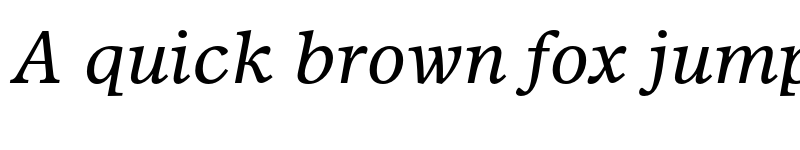 Preview of Olympian LT Std Italic