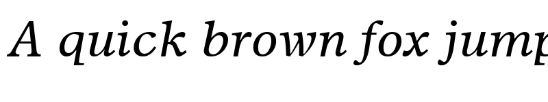 Preview of Olympian RomanItalic