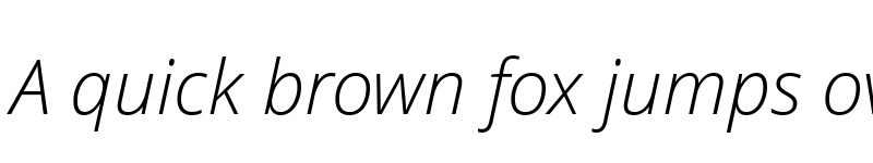 Preview of Open Sans Light Italic