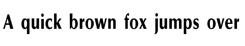 Preview of OptaneCompactExtrabold Regular