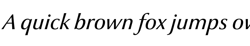 Preview of Optima nova LT Old Style Figure Medium Italic