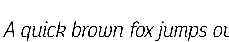 Preview of Opun Mai Light SemiCondensed Italic