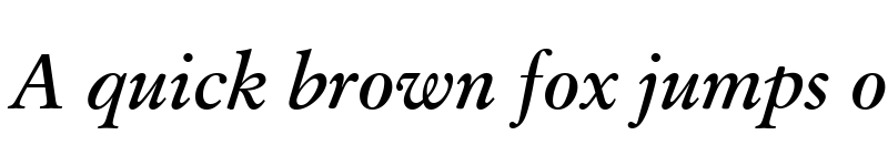 Preview of OrigGarmnd BT Bold Italic