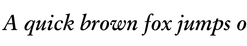 Preview of Original Garamond Bold Italic