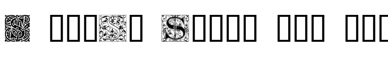 Preview of Ornamental Initials S Regular