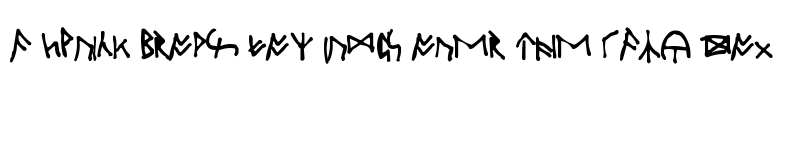 Preview of Oxford Runes Regular